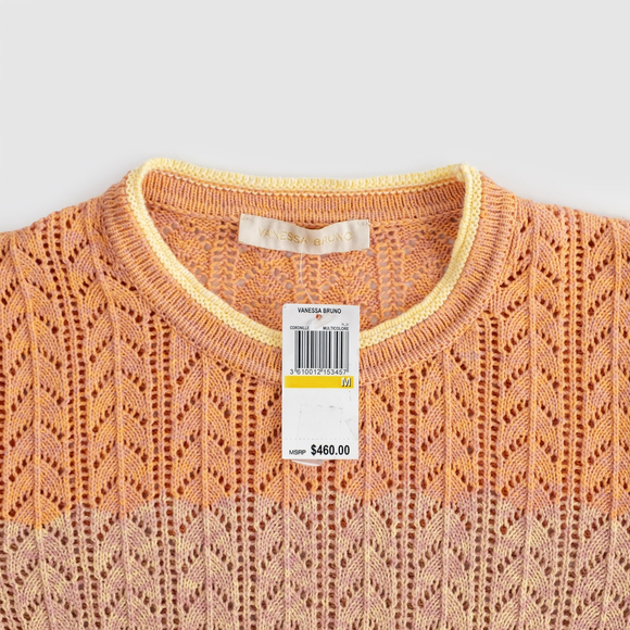 NWT Vanessa Bruno Coronille Knit Midi Sweater Cotton Blend Dress $460 - Size M - Picture 9 of 13